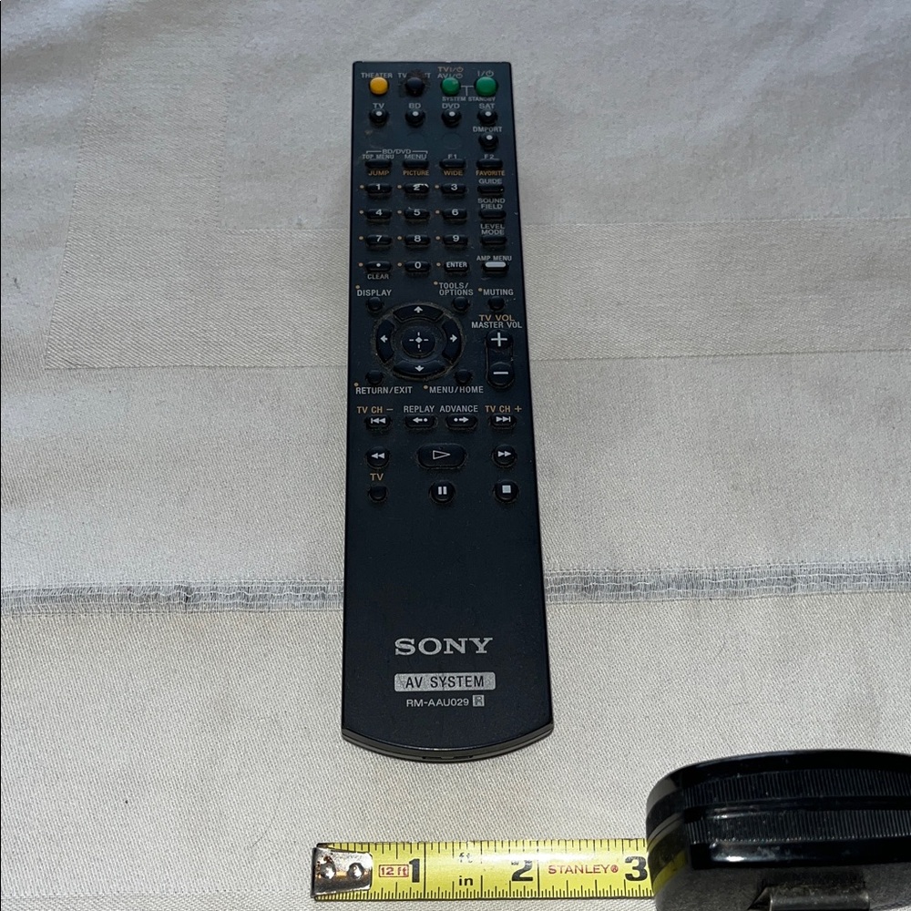 Sony RM-AAU029 AV System Remote Control Black Multi-Function - Picture 4 of 4